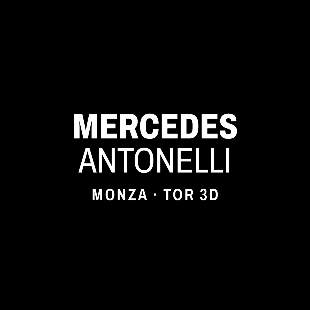 Mercedes – Kimi Antonelli | Monza 3D – ramka SpeedFrames (zdjęcie wkrótce)